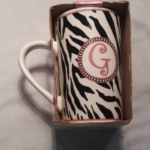 Monogram mug "G"